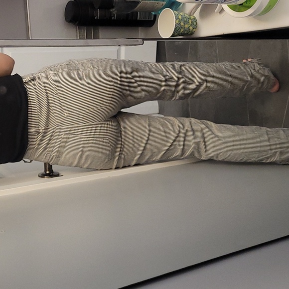 Armani ultra high waisted striped jeans - Picture 2 of 6